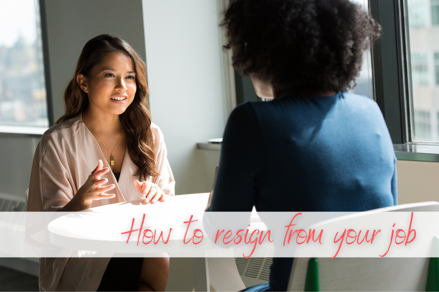 Resigning with style