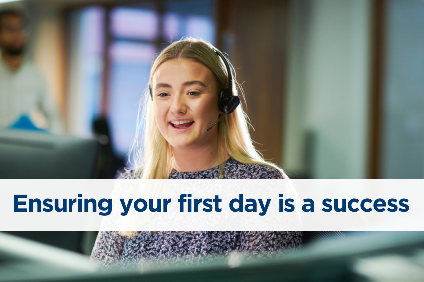 How to ensure your first day at a new job is a success