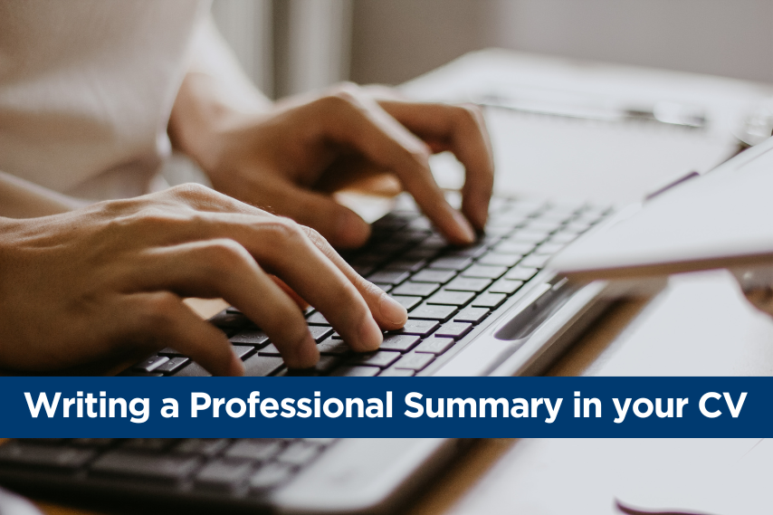 Writing a Professional Summary in your CV or resume