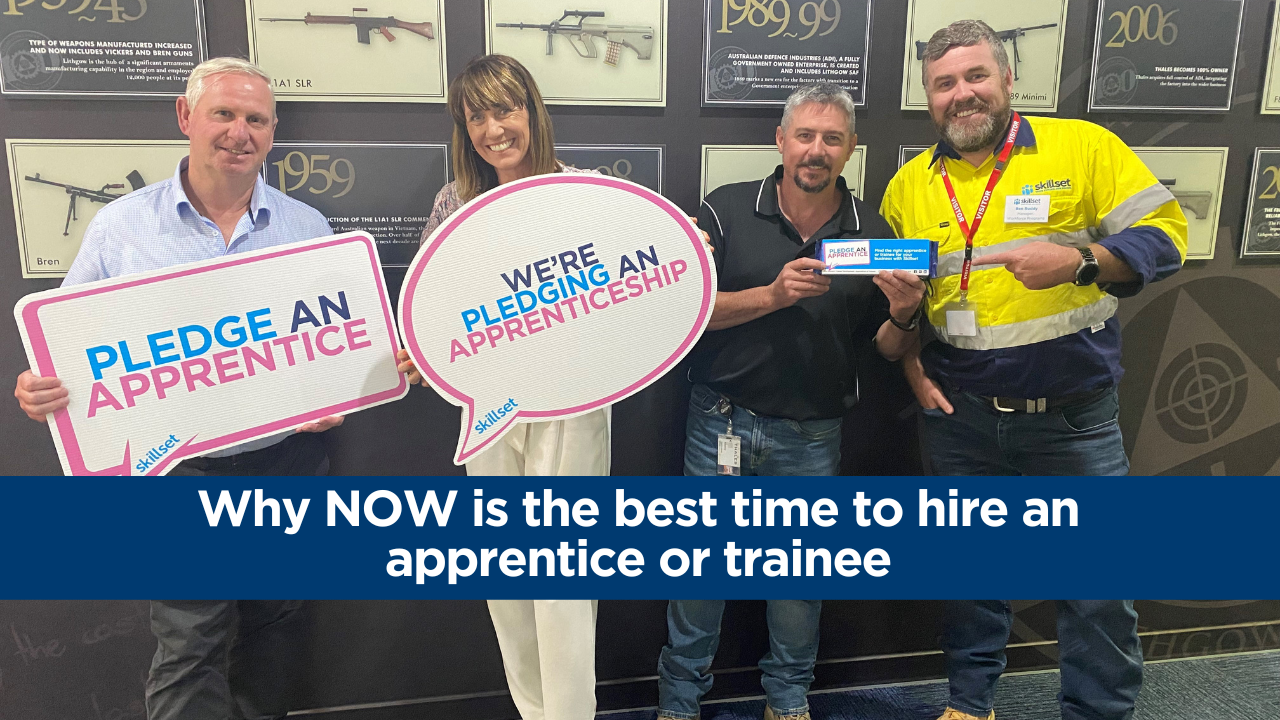 Why is now the best time to hire an apprentice or trainee